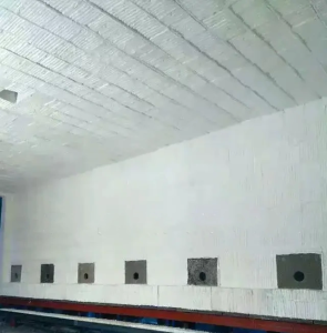 Anchor-Tech 터널 가마 전체 세라믹 섬유 평면 천장 분할 단열 솔루션